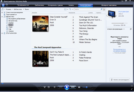 Скриншот программы Windows Media Player 11
