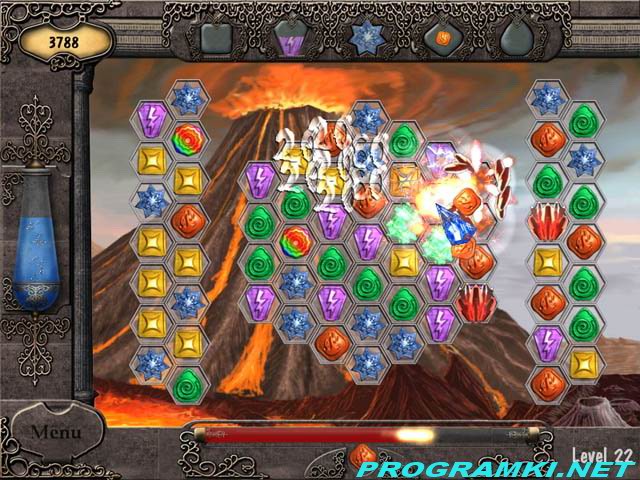 Скриншот игры Магические Кристаллы 